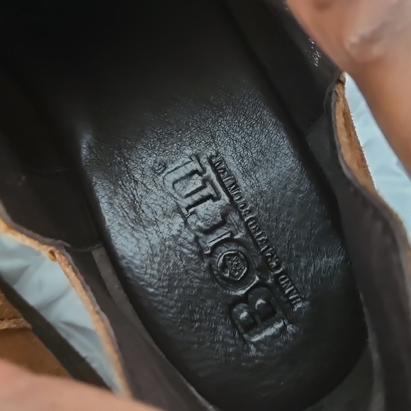 Born Brown Suede Ankle Boots Spring Booties - Picture 7 of 10